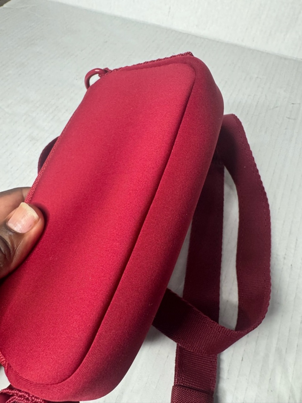 Sephora Deep Red Crossbody Pouch - Picture 8 of 10